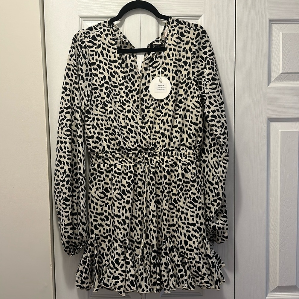 Luxxel New with tags, black and ivory mini dress.